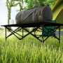 Campingbord Hopfällbart i Aluminium 95 x 55 cm Svart