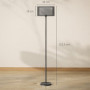 Elegant Golvlampa med Tvåfärgad Lampskärm och Fotpedal