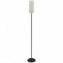 Modern Golvlampa med linneskärm och fotpedal