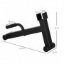Mini Deadlift Bar Jack upp till 200 kg Svart