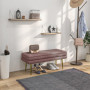 Sittbänk / Sängbänk med Förvaringsutrymme 100 x 37,5 x 42 cm Rosa