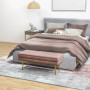 Sittbänk / Sängbänk med Förvaringsutrymme 100 x 37,5 x 42 cm Rosa