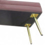 Sittbänk / Sängbänk med Förvaringsutrymme 100 x 37,5 x 42 cm Rosa