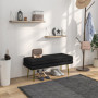 Sittbänk / Sängbänk med Förvaringsutrymme 100 x 37,5 x 42 cm Svart