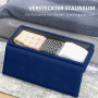 Sittbänk / Sängbänk med Förvaringsutrymme 100 x 37,5 x 42 cm Blå