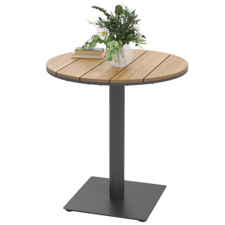 Runt Trädgårdsbord - Balkongbord Ø70 x 74 cm