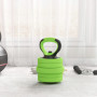 4-i-1 Hantelset 20 kg Justerbar hantel och skivstång kettlebell Grön