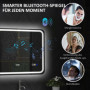 Badrumsspegel LED Med Bluetooth Högtalare Klocka & Imfri Funktion 7...