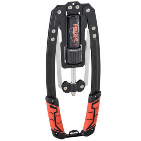 Armtränare Hydraulisk Justerbar 10 - 200 kg Svart Röd