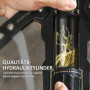 Armtränare Hydraulisk Justerbar 10 - 200 kg Svart Röd