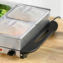 Buffévärmare 6,8 l 300 watt Rostfritt stål 2 x 1L och 2 x 2,4L