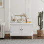 Kattlådeskåp med Bordsyta och Luktminimerande Design