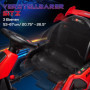 GoKart Elbil För Barn 3-8 år upp till 12 km/h Röd