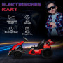 GoKart Elbil För Barn 3-8 år upp till 12 km/h Röd