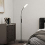 LED Golvlampa med Fjärrkontroll Svart 175 cm (H)