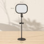 LED-bordslampa med USB & Mobilhållare – Justerbar Höjd & Färgtemperatur