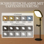 LED-bordslampa med USB & Mobilhållare – Justerbar Höjd & Färgtemperatur