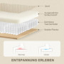 Soffa 3-sits i Manchester Beige 212 x 80 x 88 cm