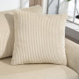 Soffa 3-sits i Manchester Beige 212 x 80 x 88 cm