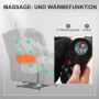Ståhjälp Massagefåtölj med Fjärrkontroll Grå Linne