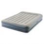 Uppblåsbar dubbelsäng - sammetslen luftmadrass med inbyggd pump & Dura-Beam™ 203x152x30 cm