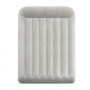 Uppblåsbar dubbelsäng - sammetslen luftmadrass med inbyggd pump & Dura-Beam™ 203x152x30 cm
