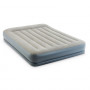 Uppblåsbar dubbelsäng - sammetslen luftmadrass med inbyggd pump & Dura-Beam™ 203x152x30 cm