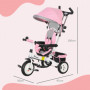 6-in-1 Trehjuling / Barnvagn 1-5 år, max 25 kg, Rosa
