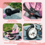 6-in-1 Trehjuling / Barnvagn 1-5 år, max 25 kg, Rosa