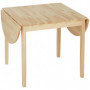 Fällbord Matbord för 4-6 Personer 140 x 70 x 75 cm, naturträ