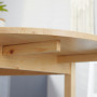 Fällbord Matbord för 4-6 Personer 140 x 70 x 75 cm, naturträ
