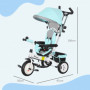 6-in-1 Trehjuling / Barnvagn 1-5 år, max 25 kg, Grön