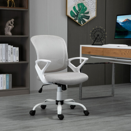 Ergonomisk Kontorsstol med Nätrygg, Lutningsfunktion – 89–99 cm