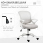 Ergonomisk Kontorsstol med Nätrygg, Lutningsfunktion – 89–99 cm