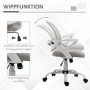Ergonomisk Kontorsstol med Nätrygg, Lutningsfunktion – 89–99 cm