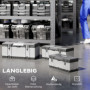 Verktygslåda Set i 3 Storlekar – Robust Förvaring med Fack och Bärhandtag