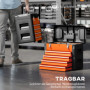 Verktygslåda Robust Metall med 4 Lådor och Toppbricka – 49,7 x 25,3 x 40,7 cm