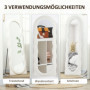 Golvspegel med Vågformad Teddyram – 160 x 60 cm