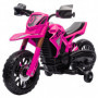 Elmotorcykel för Barn 3-8 år med Träningshjul Rosa 3 km/h