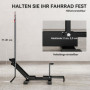 Justerbart Cykelställ för Vertikal eller Horisontell Förvaring