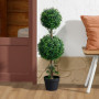2-pack Konstgjorda Buxbomträd med Kruka – 91,4 cm