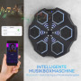 Musikstyrd Boxningsmaskin med LED-display och Bluetooth – 44 x 44 x 8 cm