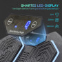 Musikstyrd Boxningsmaskin med LED-display och Bluetooth – 44 x 44 x 8 cm