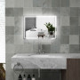LED-badrumsspegel med Touch, Dimfunktion och Imskydd – 70 x 50 cm
