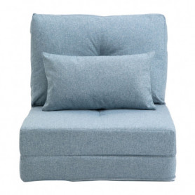 Bäddfåtölj 3-i-1 Golv Design Blå