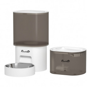 Smart Foderautomat & vattenfontän appstyrd 3L/2,5L med röstinspelni...
