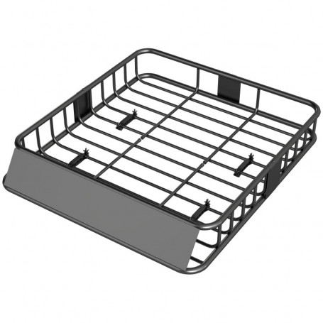 Universell Takkorg för Bil i stål med vindavvisare – 90,7 kg kapacitet