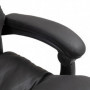 Kontorsstol med Massagefunktion, Forstöd - Svart Mikrofiber
