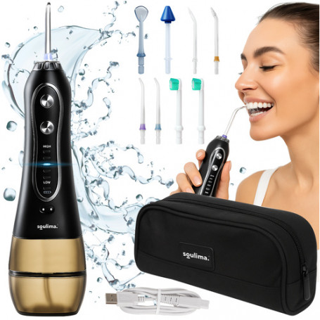 Trådlös Oral Irrigator Dental Water Flosser – 8 munstycken, 5 trycklägen, 300 ml, IPX7