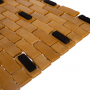 Bambumatta för badrum & dusch – halkfri, vattentät, 80x50 cm – naturlig finish